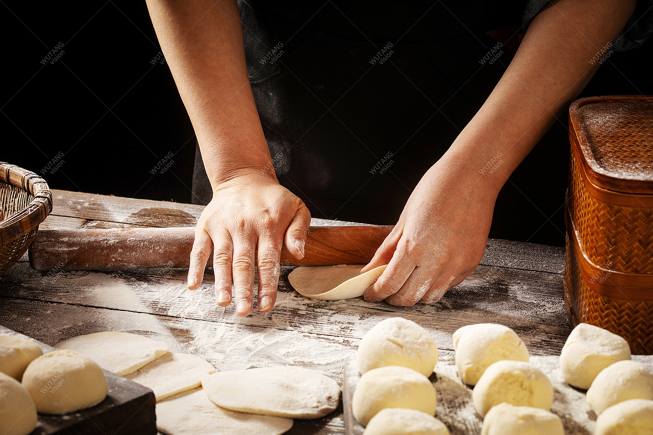 美食摄影，纯手工包子拍摄