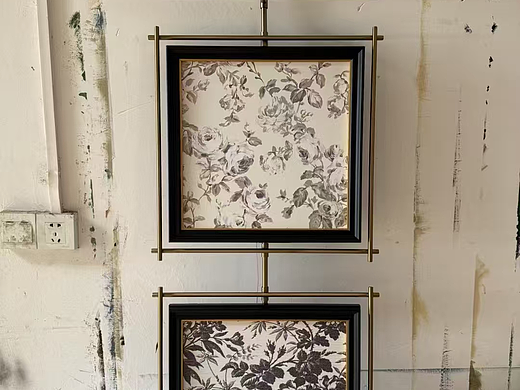 平行艺术｜不锈钢金属框架画定制款出货