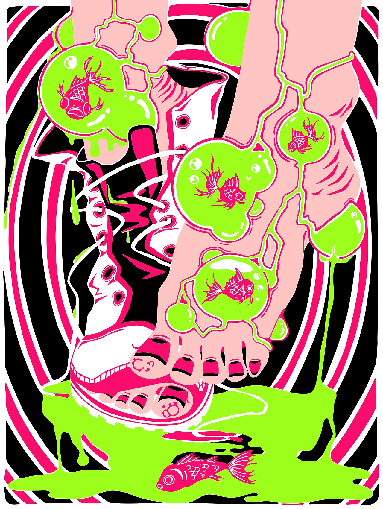 可視的疼痛（圖ZMzkxNTU1ODEy） - 藝術(shù)插畫 - 站酷設(shè)計(jì)師麻薯貓?jiān)瓌?chuàng)素材 - 站酷ZCOOL