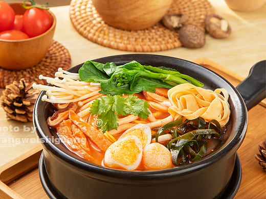 土豆粉凉皮拍摄