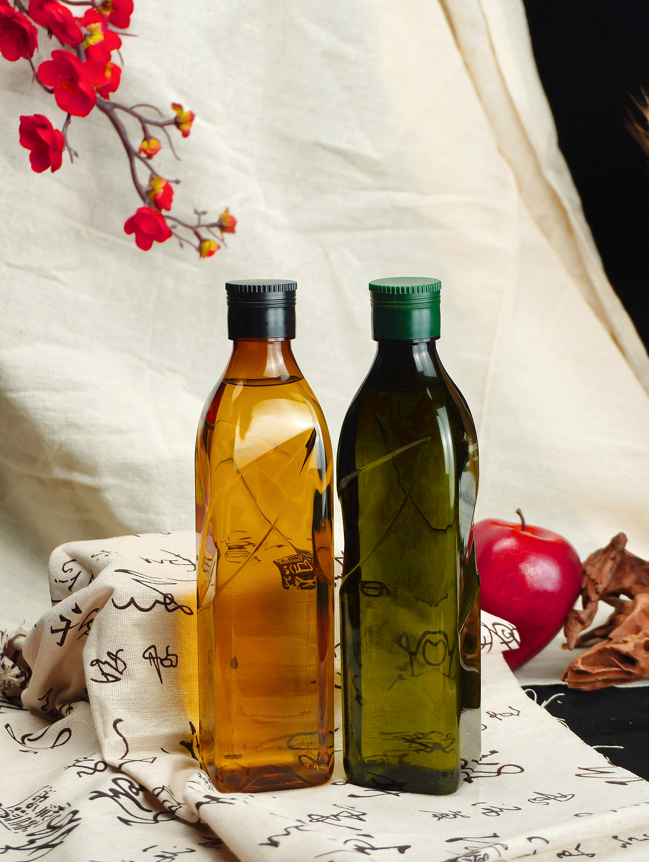 拍摄茶油甄选包装-颜值小油瓶 丨宇打风霜