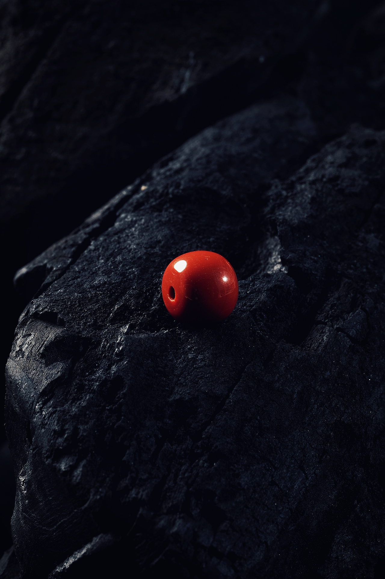 首饰配珠拍摄南红、蜜蜡