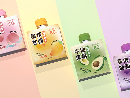 吸吸果冻包装设计
