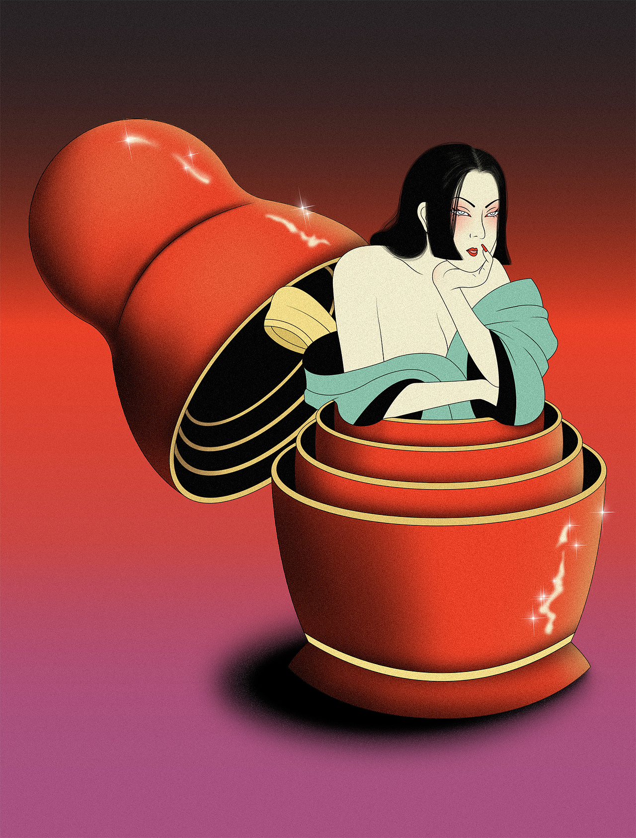 还有这样的“浮世绘”（图ZMzkxNTkxMDU2） - 艺术插画 - 站酷设计师zzz03原创素材 - 站酷ZCOOL