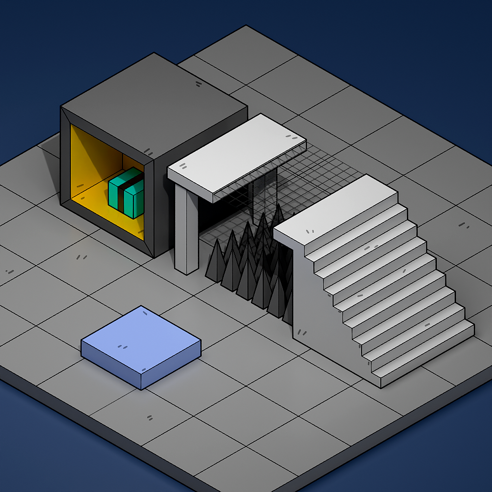 【Blender打卡77】制作很多尖刺可以有效狩猎野猪