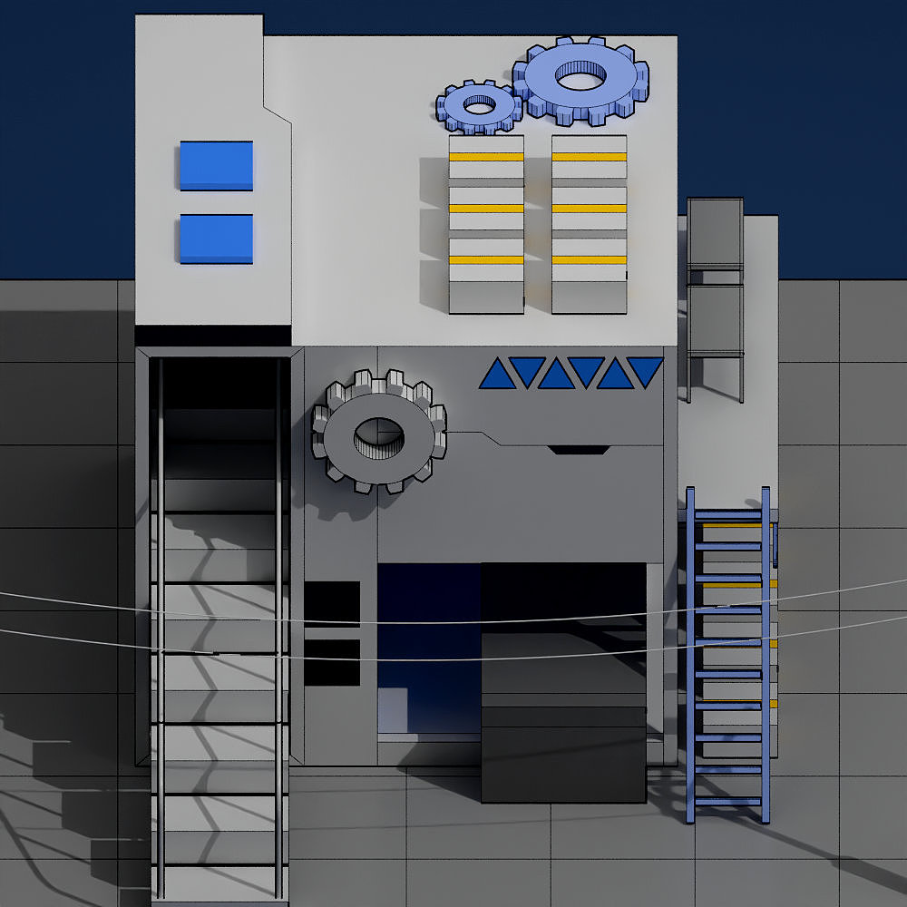 【Blender打卡88】Home Office