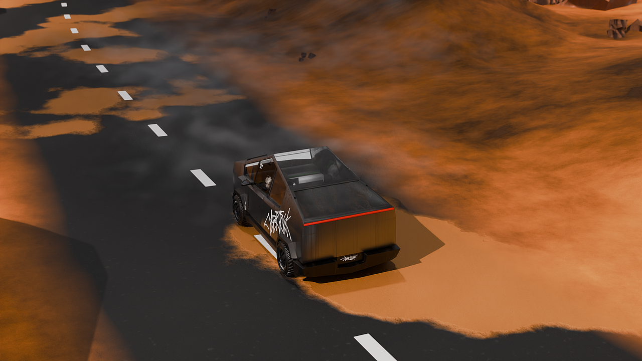 路不是很平,车技也不太好