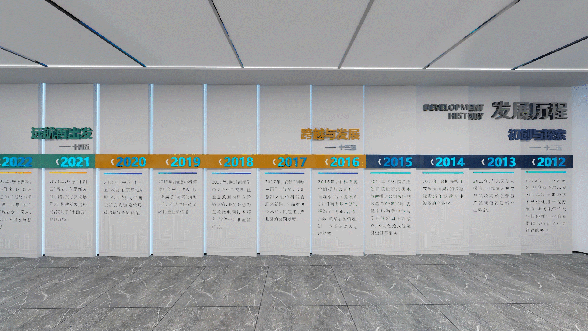 海纳百川 奥博无限 — 展厅设计 线上云展馆（图ZMzkxNTk5NjAw） - 展陈设计 - 站酷设计师MIDC创新中心原创素材 - 站酷ZCOOL