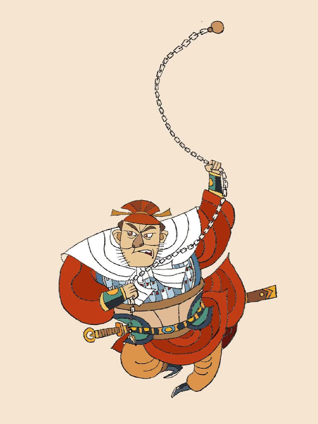 水浒108将—饮马川三杰和黄门山四友