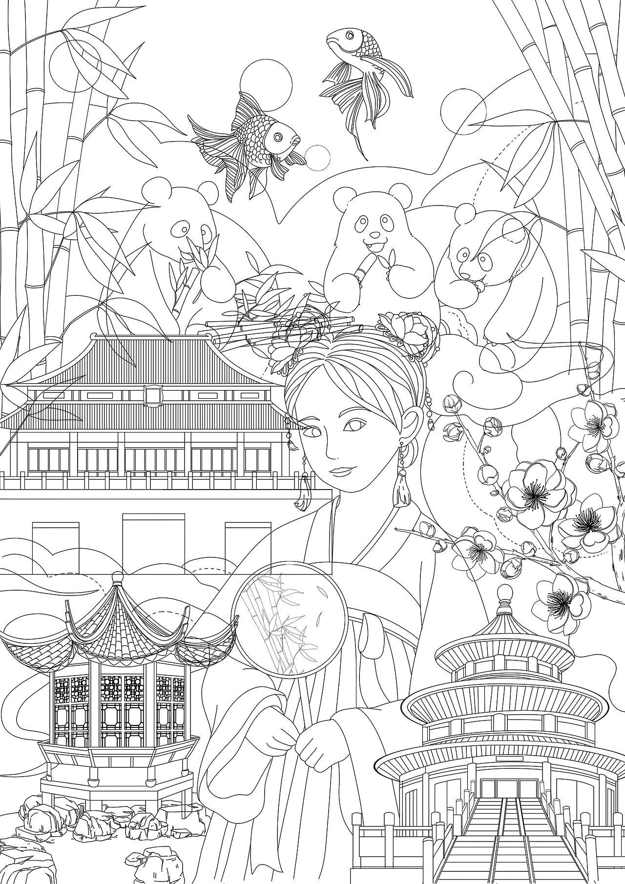 古风插画（图ZMzkxNjA3OTE2） - 商业插画 - 站酷设计师奇尔洛原创素材 - 站酷ZCOOL