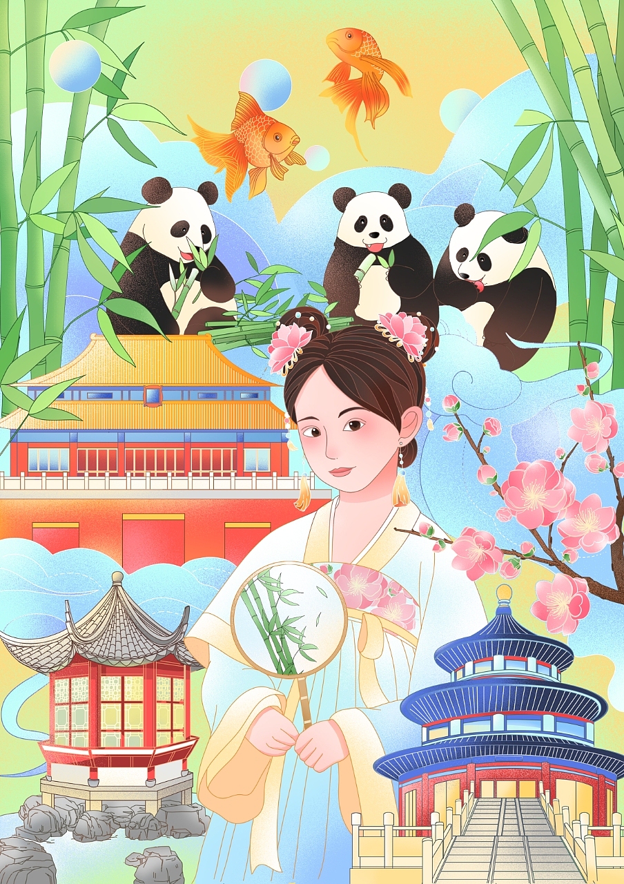 古风插画（图ZMzkxNjA3OTEy） - 商业插画 - 站酷设计师奇尔洛原创素材 - 站酷ZCOOL