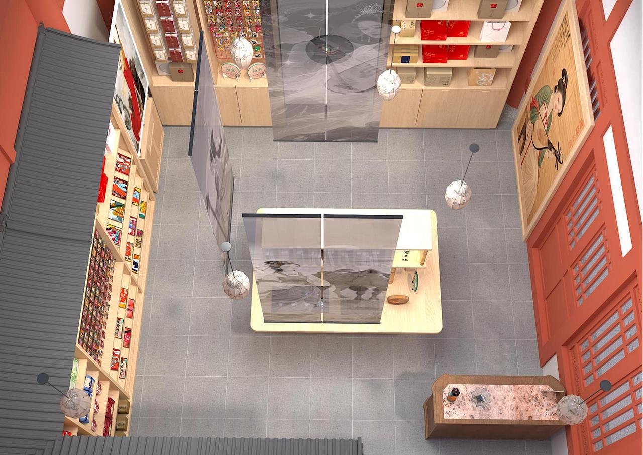文创展陈空间（图ZMzkxNjEwNTE2） - 其他三维 - 站酷设计师设计师野猫X见野原创素材 - 站酷ZCOOL