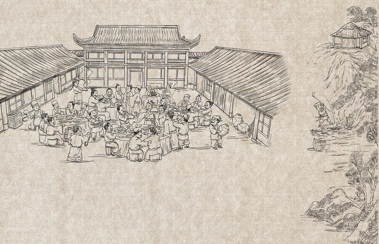 原创水墨风故事绘本精选（图ZMzkxNjE4NjQ4） - 绘本 - 站酷设计师泽清Tomic原创素材 - 站酷ZCOOL