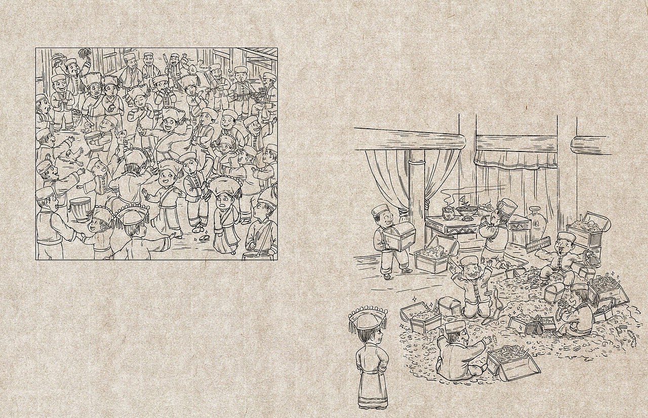 原创水墨风故事绘本精选（图ZMzkxNjE4NzA0） - 绘本 - 站酷设计师泽清Tomic原创素材 - 站酷ZCOOL