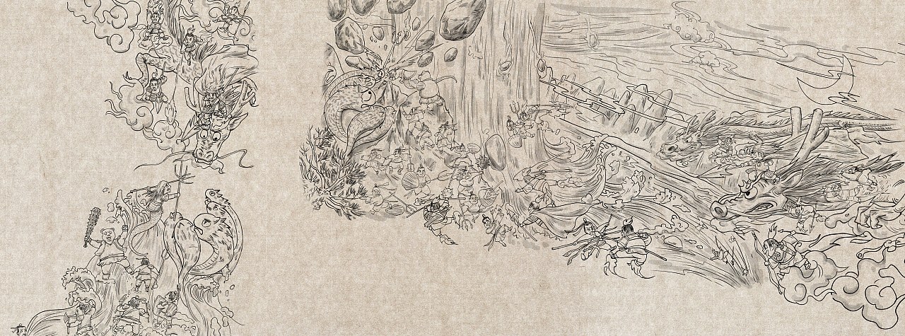 原创水墨风故事绘本精选（图ZMzkxNjE4NjA0） - 绘本 - 站酷设计师泽清Tomic原创素材 - 站酷ZCOOL