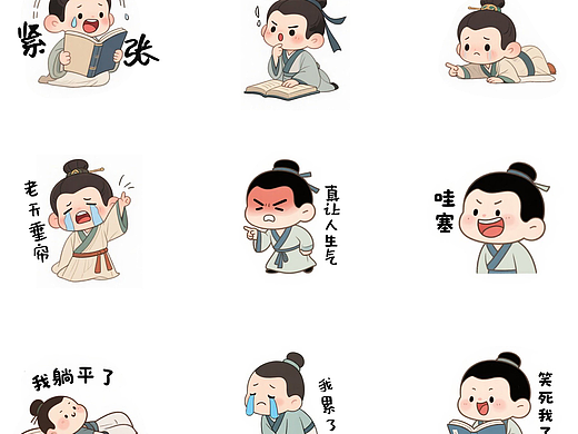 书生表情包第一弹
