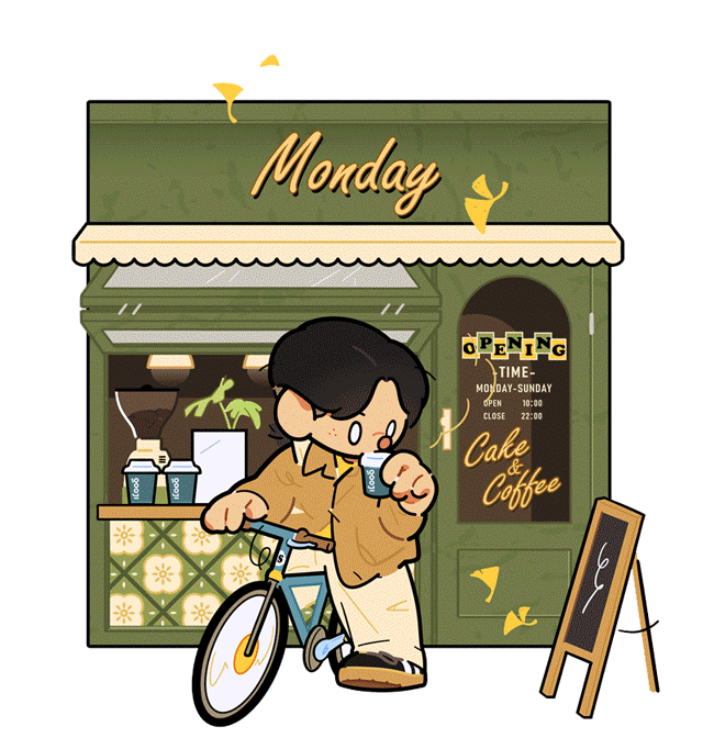 Monday（图ZMzkxNjIyMzI4） - 新锐潮流插画 - 站酷设计师IamMe榨菜原创素材 - 站酷ZCOOL