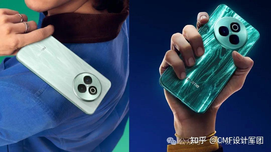 继温感变色之后，realme发布夜光手机，发光变色纤维后盖打造