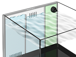 鱼缸建模渲染