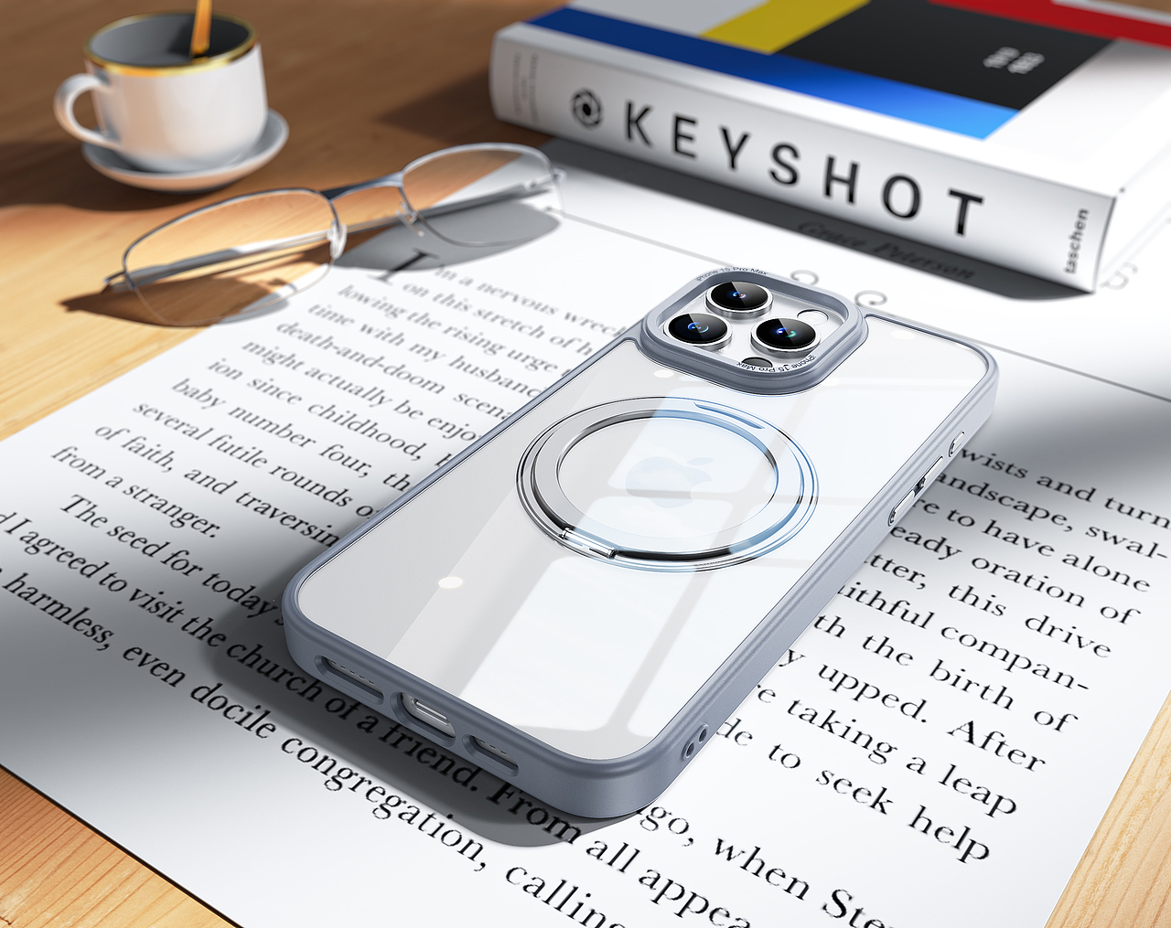 iPhone 15 Pro Max支点壳产品渲染表现