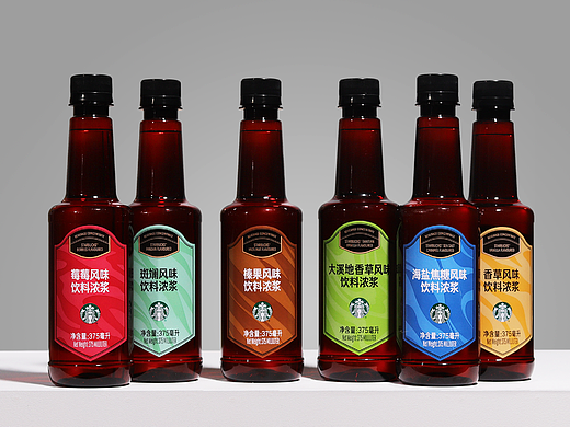 FGD&星巴克®风味饮料浓浆标签设计