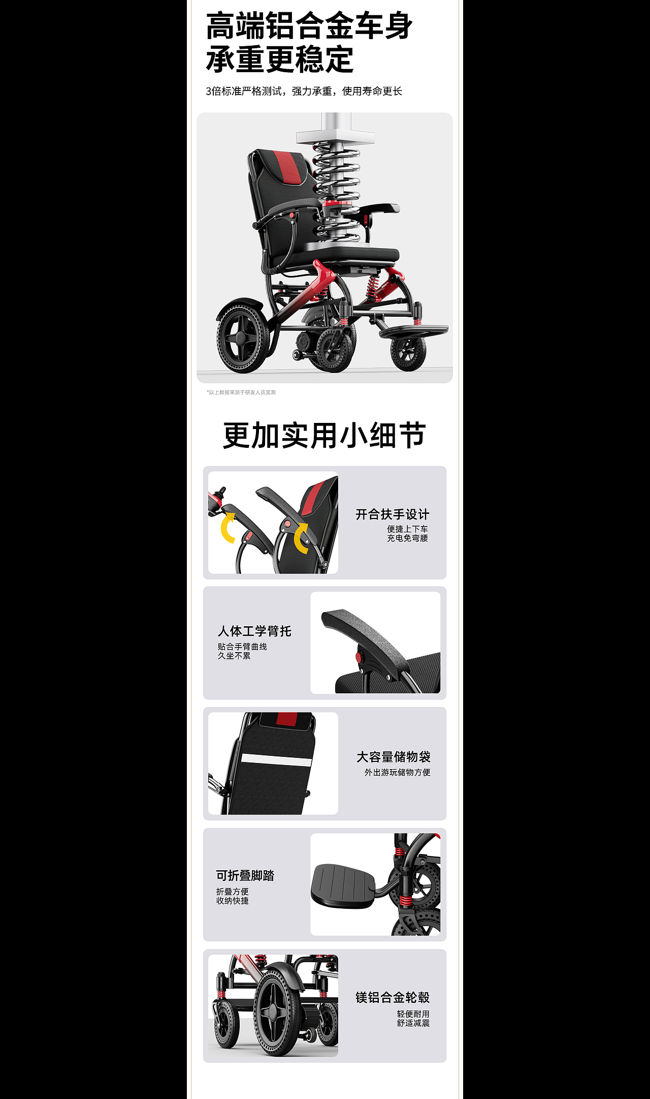 电动轮椅建模详情案例