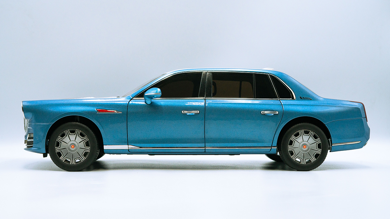 红旗国礼 花青蓝/月白 1:18