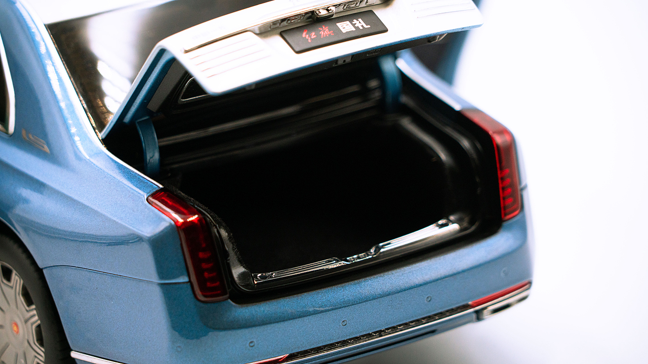 红旗国礼 花青蓝/月白 1:18