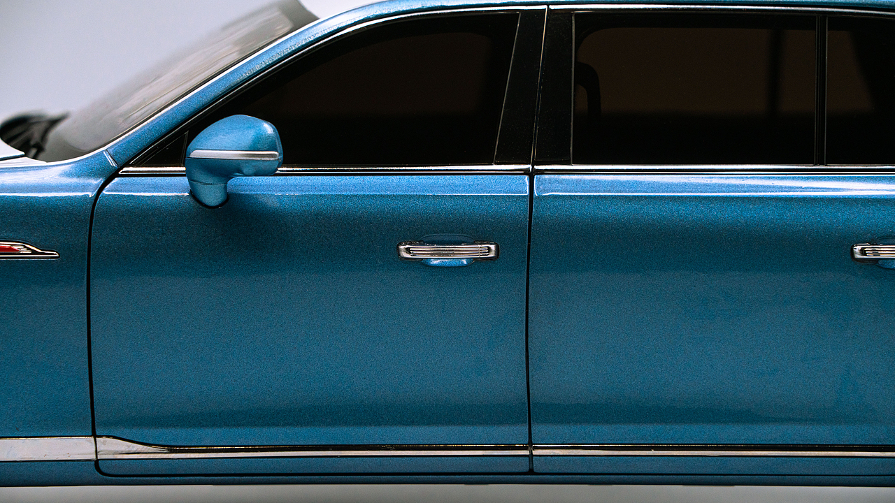 红旗国礼 花青蓝/月白 1:18