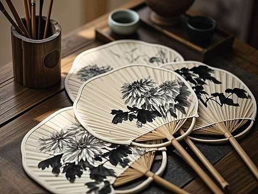 新会葵扇菊花系列（个人主页-ZNzIwMjg3NDg=） - 其他手工艺 - 站酷设计师葵心点斗原创素材 - 站酷ZCOOL