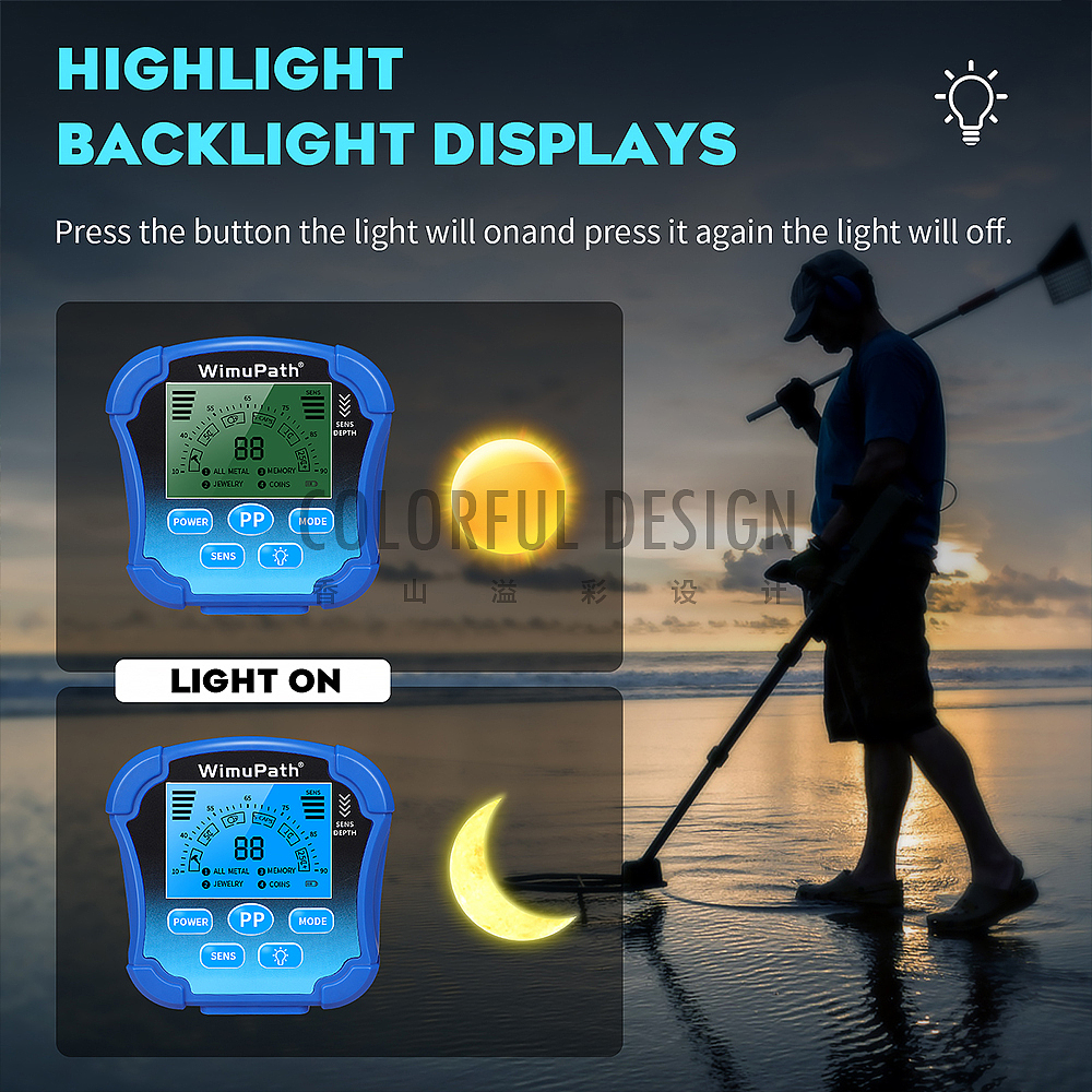 金属探测器-亚马逊主副图A+页面设计案例跨境电商拍摄（图ZMzkxNjQ1NDE2） - 宣传物料 - 站酷设计师香山溢彩设计原创素材 - 站酷ZCOOL