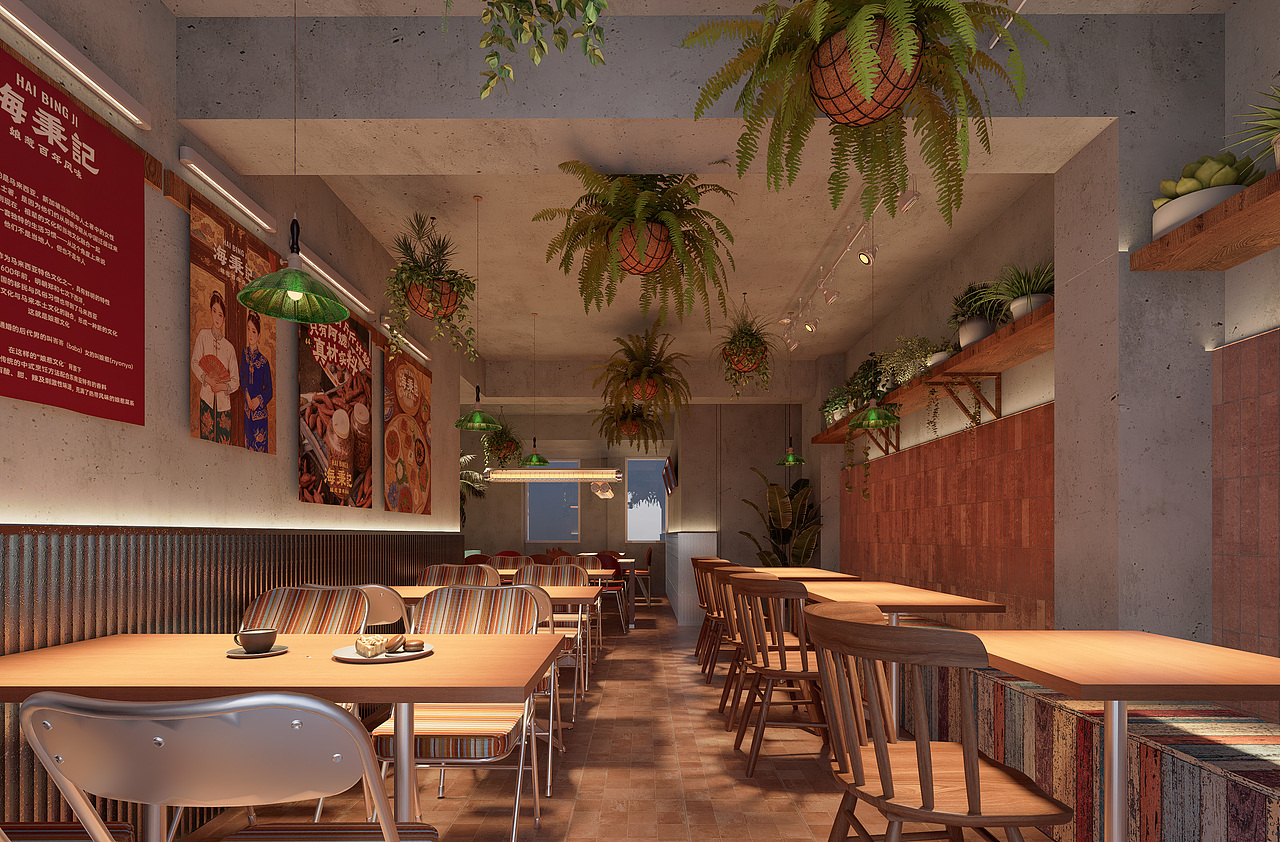 海秉记首店设计｜海南特色菜餐厅（图ZMzkxNjQ4NTEy） - 酒店餐饮设计 - 站酷设计师上海如目空间设计原创素材 - 站酷ZCOOL