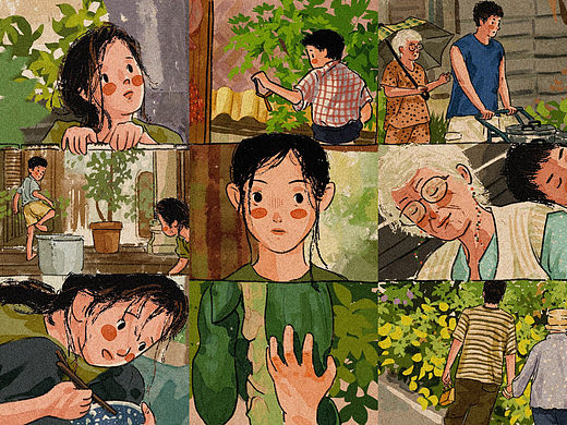 南洋治愈电影插画合集