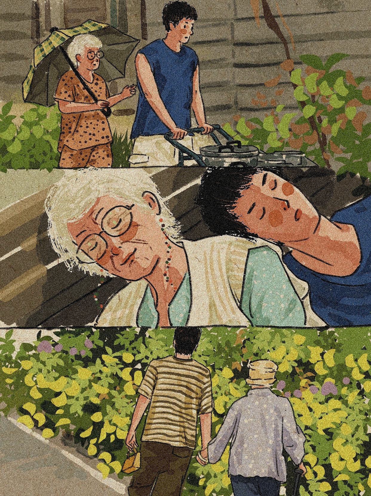 南洋治愈电影插画合集