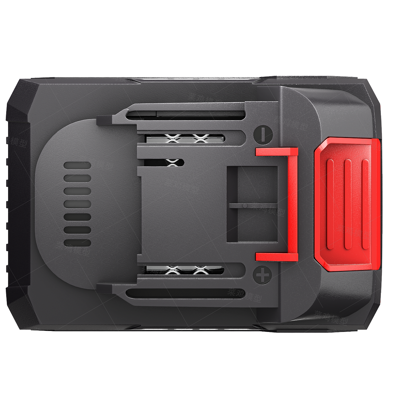 亚马逊电动工具 电池包详情页 建模 渲染图 三色5.0ah