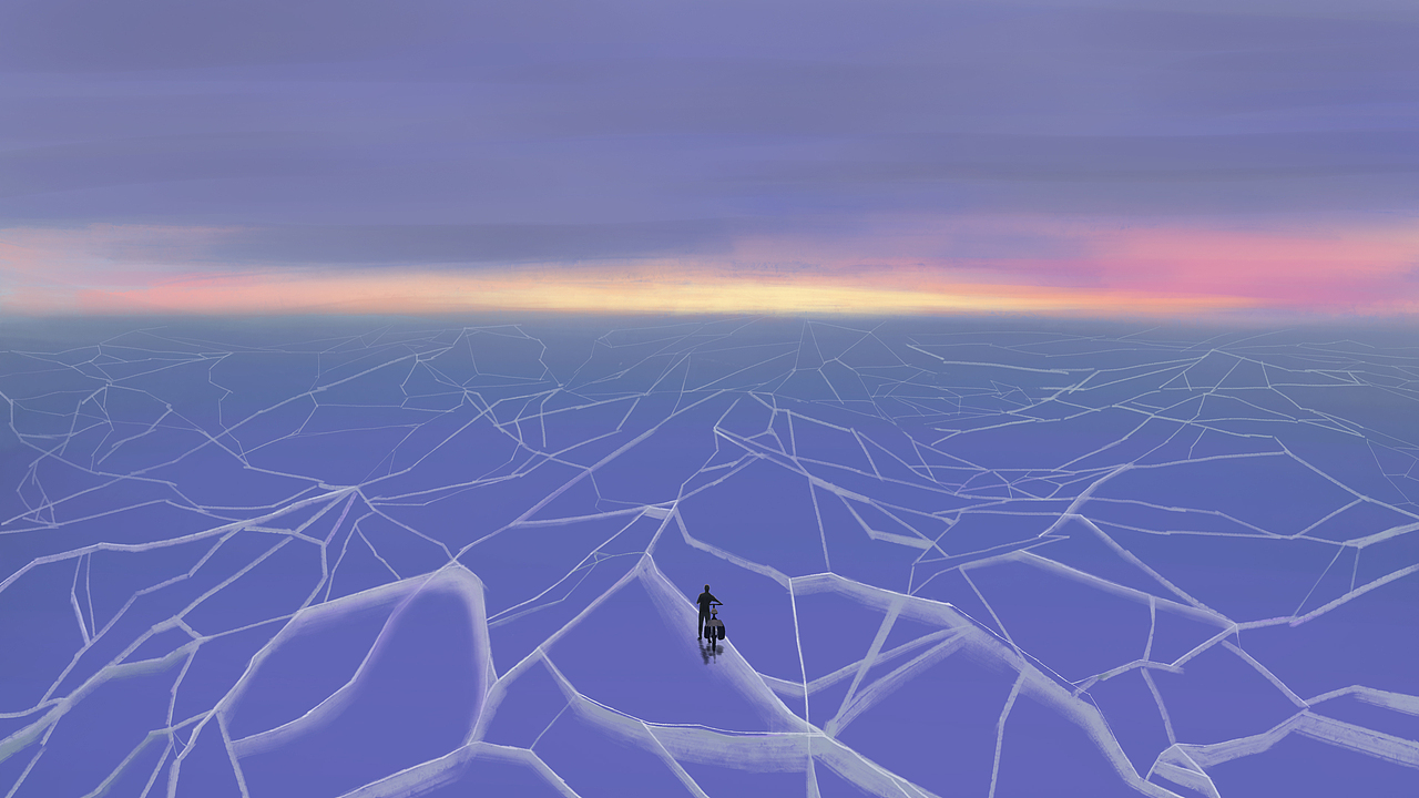 透明地穿过世界