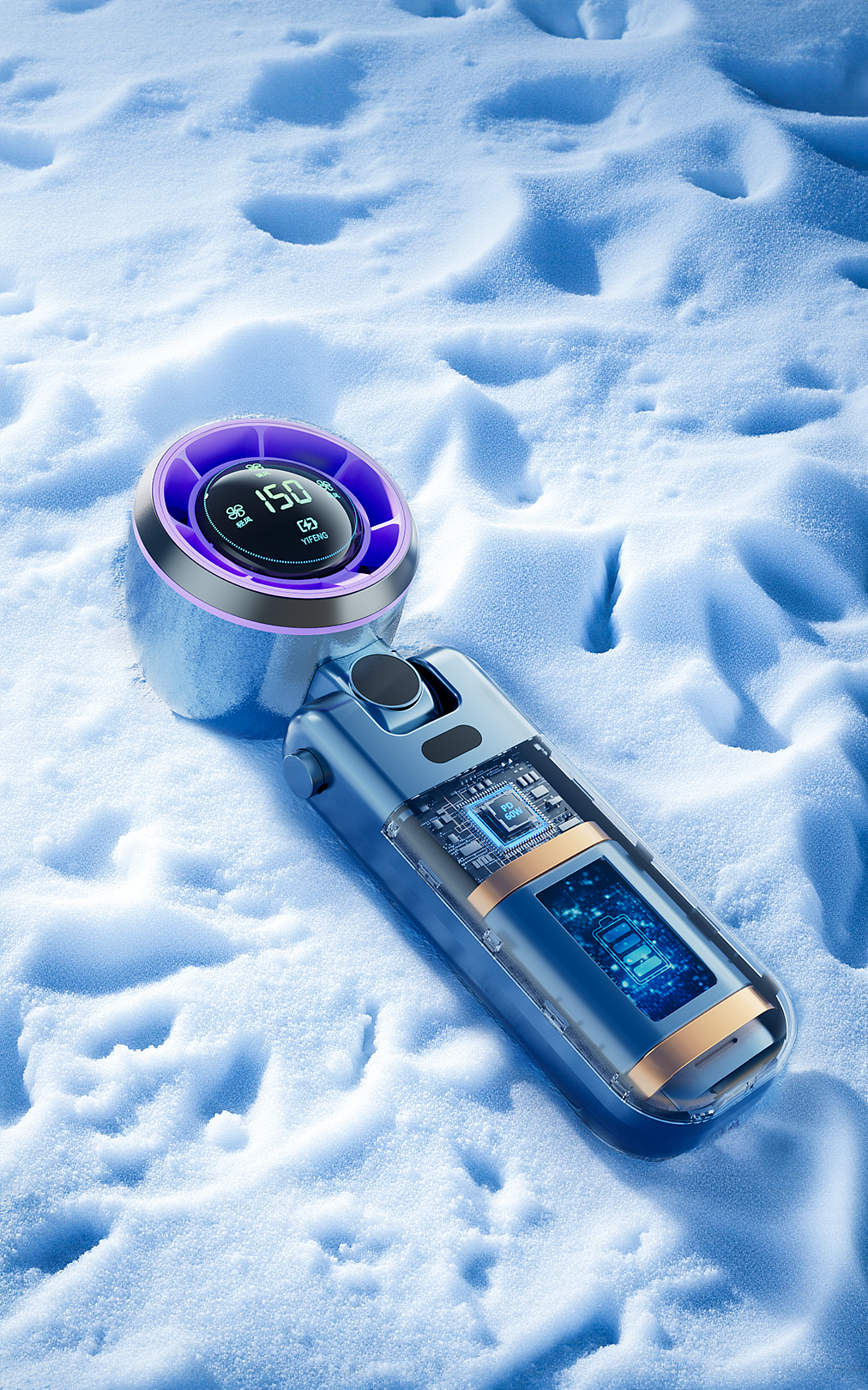 【C4D+KirtaAi】电商渲染｜手持风扇雪天场景（图ZMzkxNjYwNDQ4） - 场景 - 站酷设计师jiang97原创素材 - 站酷ZCOOL