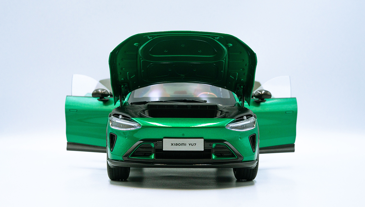 小米 YU7 宝石绿 1:18