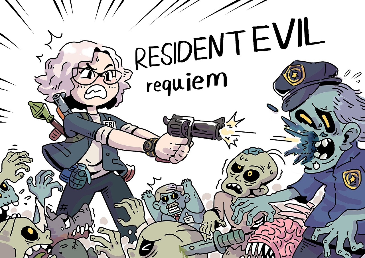 生化危机9同人（图ZMzkxNjk0NjQ0） - 创作习作 - 站酷设计师木子山高这只是ID原创素材 - 站酷ZCOOL