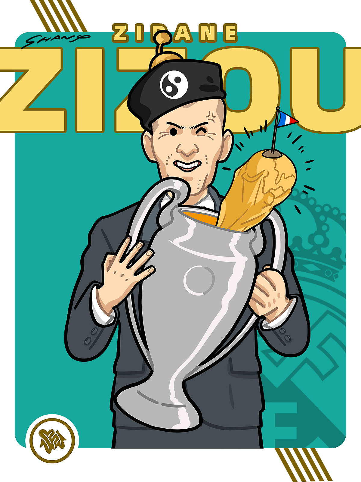 “皇马各种梗”系列漫画及“球衣重塑计划”产品（图ZMzkxNzAzNTI4） - 商业插画 - 站酷设计师尚亚努扎伊原创素材 - 站酷ZCOOL