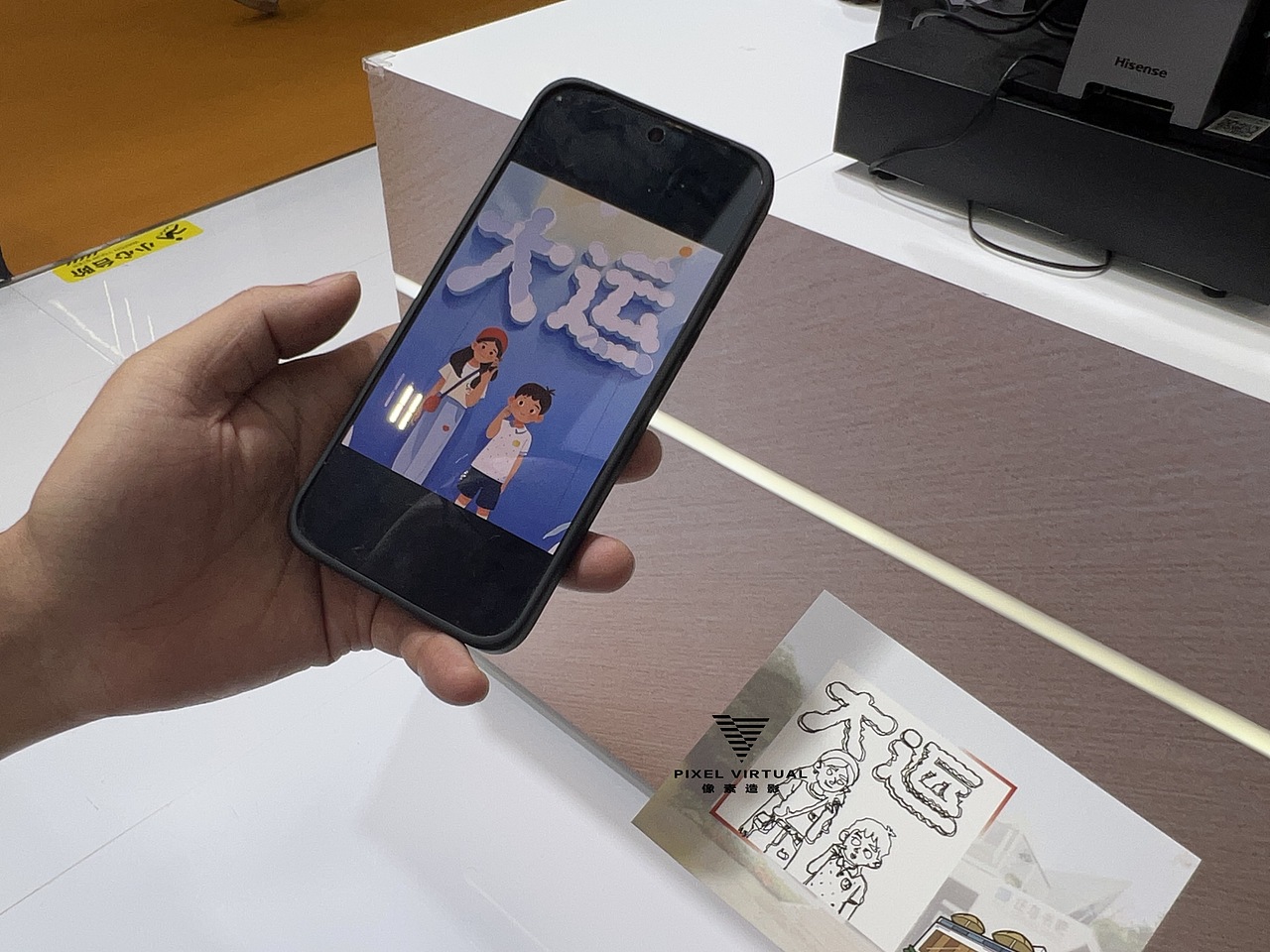 深圳文博会Ai素描机械臂绘画