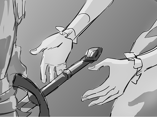 【原创动画动态分镜】《地宫险境》故事片段