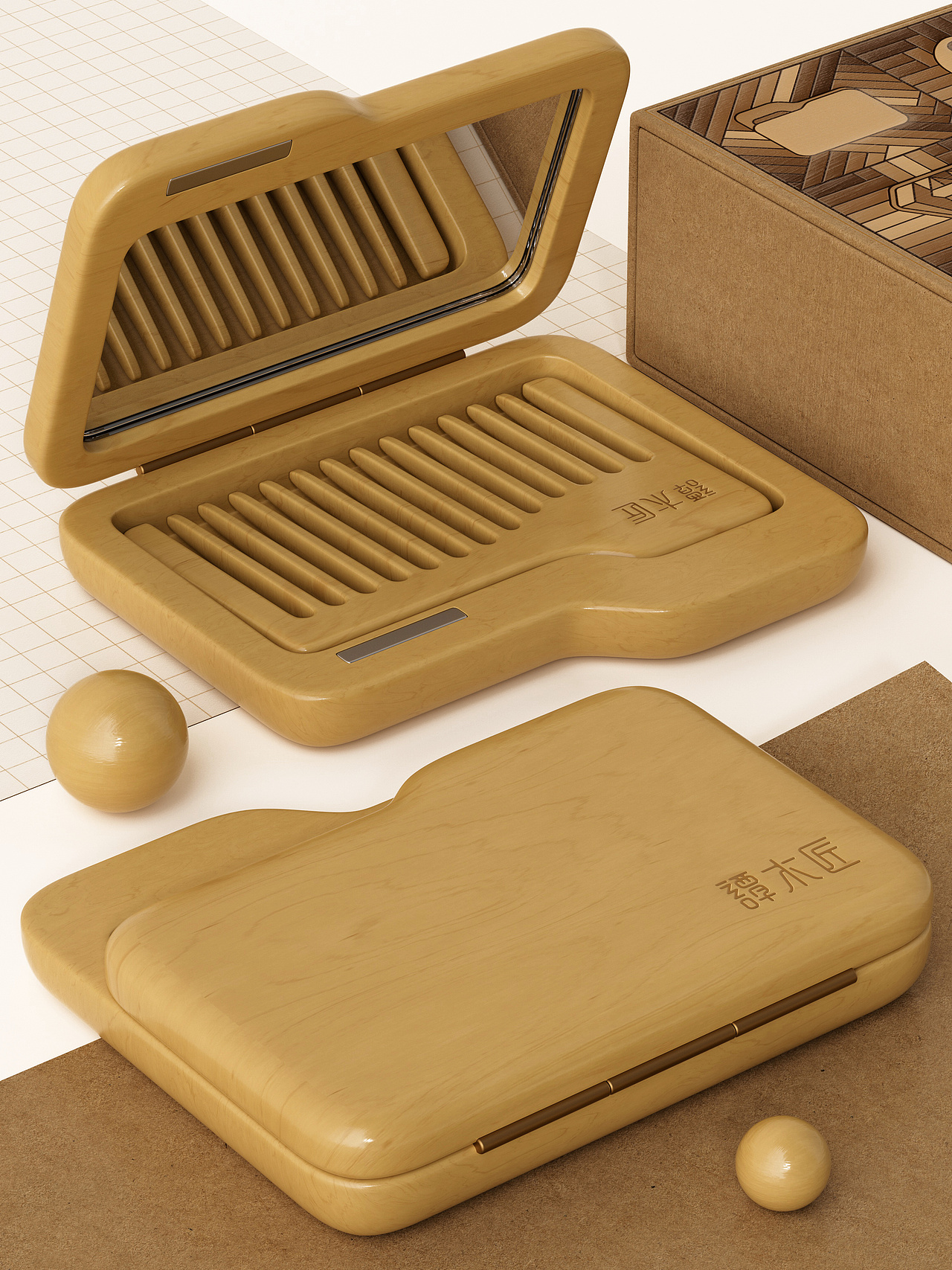 谭木匠【掌心梳系列】