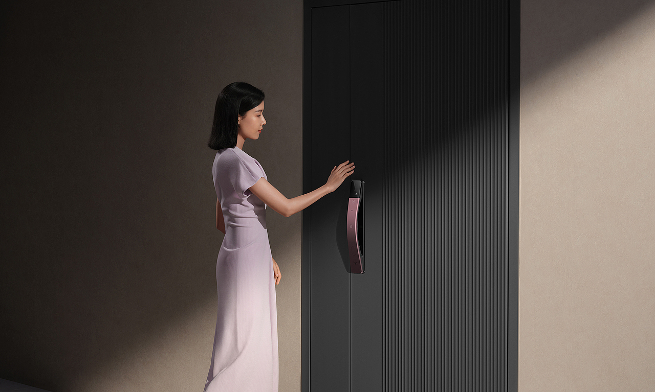 鹿客-S6Ultra 掌静脉指脉智能门锁拍摄