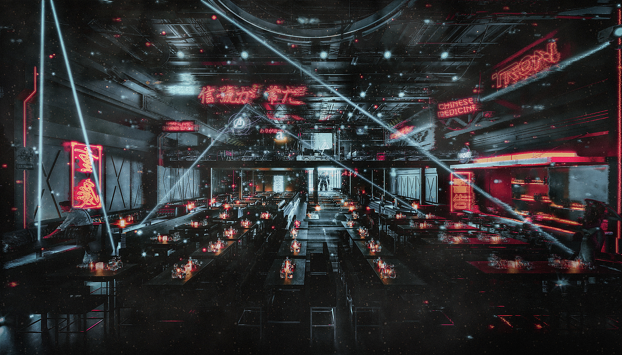 酒吧空间设计（图ZMzkxNzMzMjQw） - 酒店餐饮设计 - 站酷设计师shou林原创素材 - 站酷ZCOOL