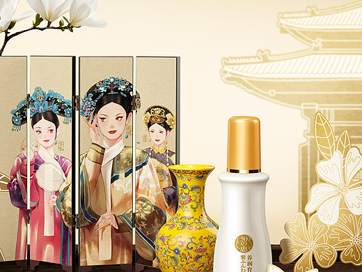 曼秀雷敦MENTHOLATUM 50惠x甄嬛传联名新中式宫廷风KV