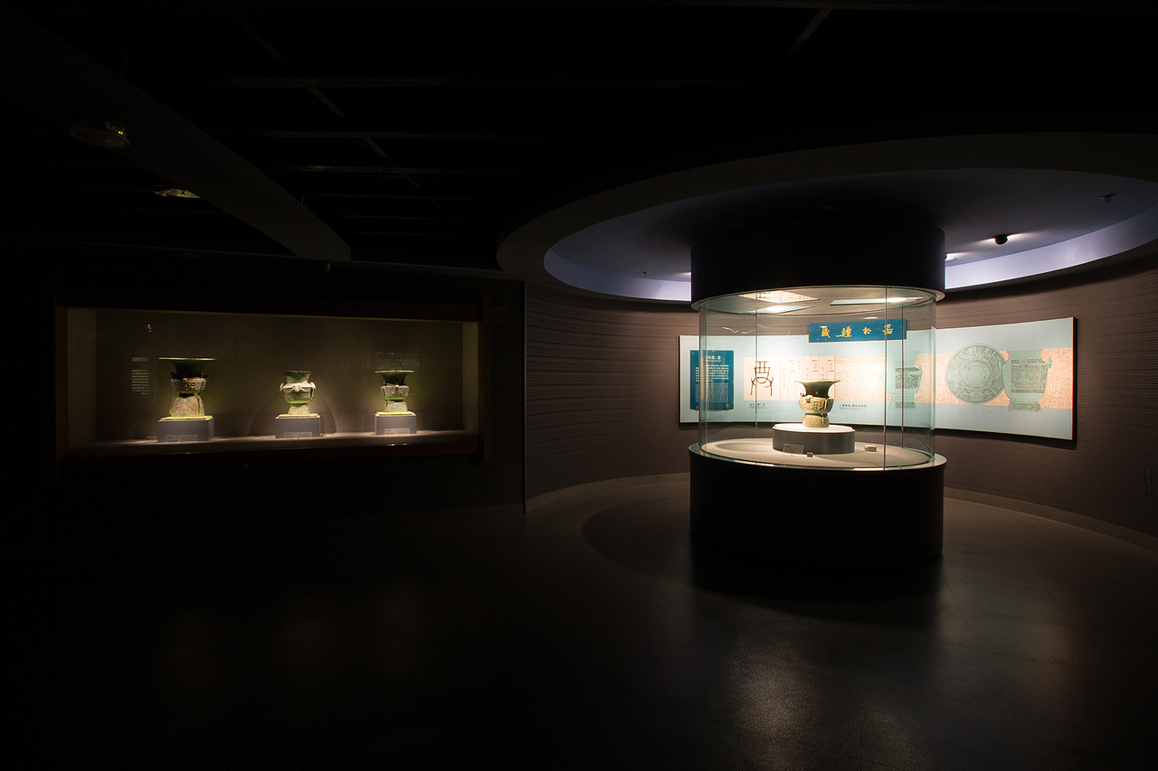 三星堆往期展柜案例 博物馆展柜