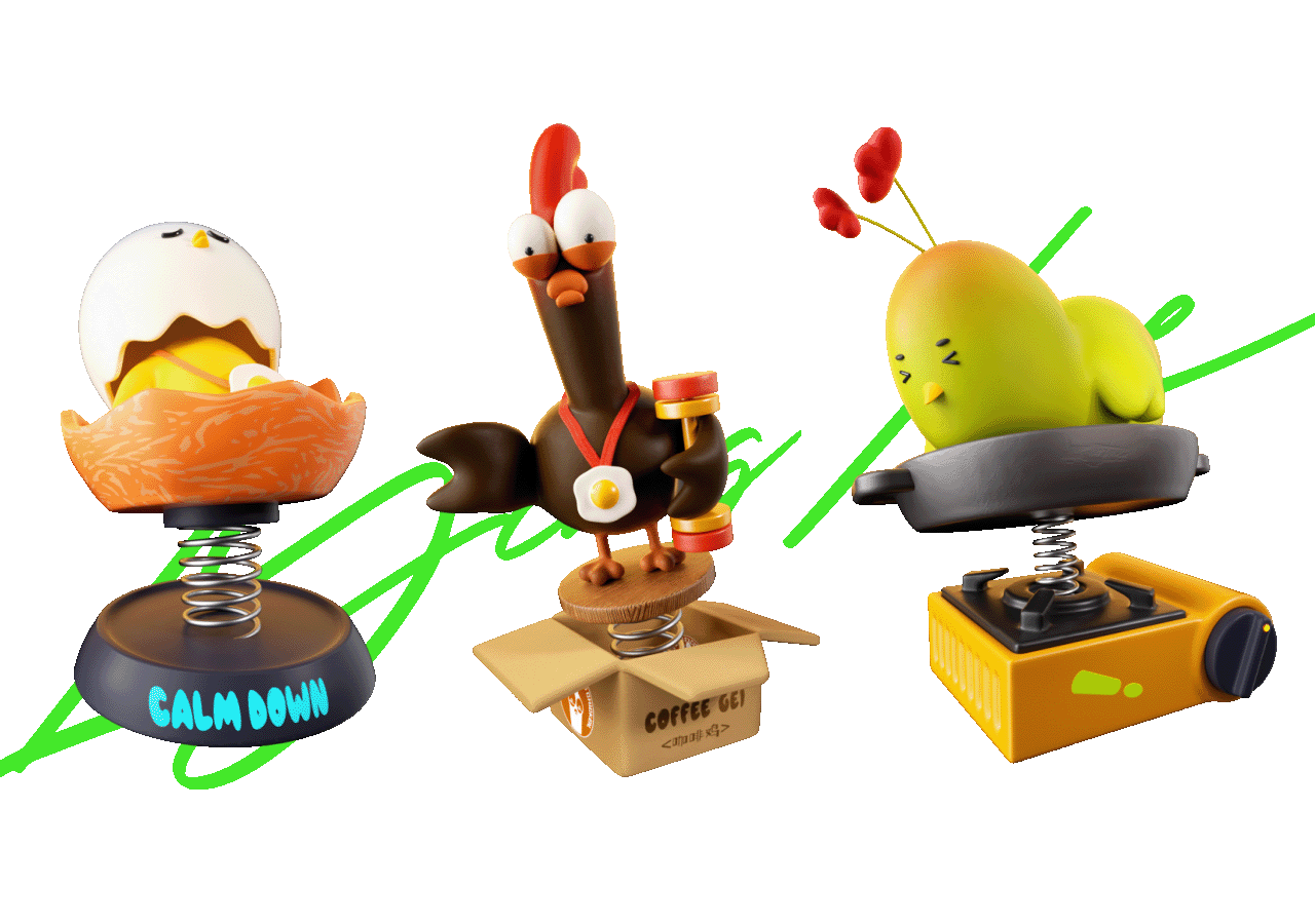 三只小Gai | 原创IP形象（图ZMzkxNzM5Mzky） - 人物/生物 - 站酷设计师罗小黑是只黑猫原创素材 - 站酷ZCOOL