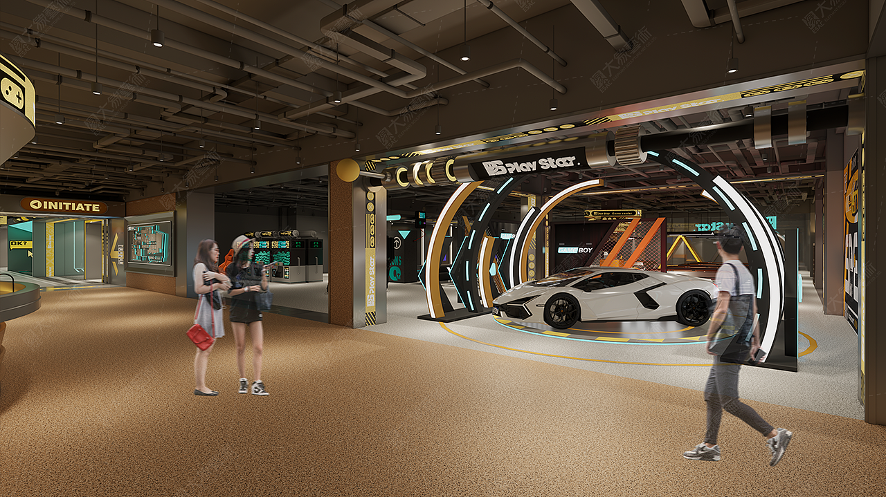 潮玩运动馆 > 厦门游乐之星 · 设计 ·