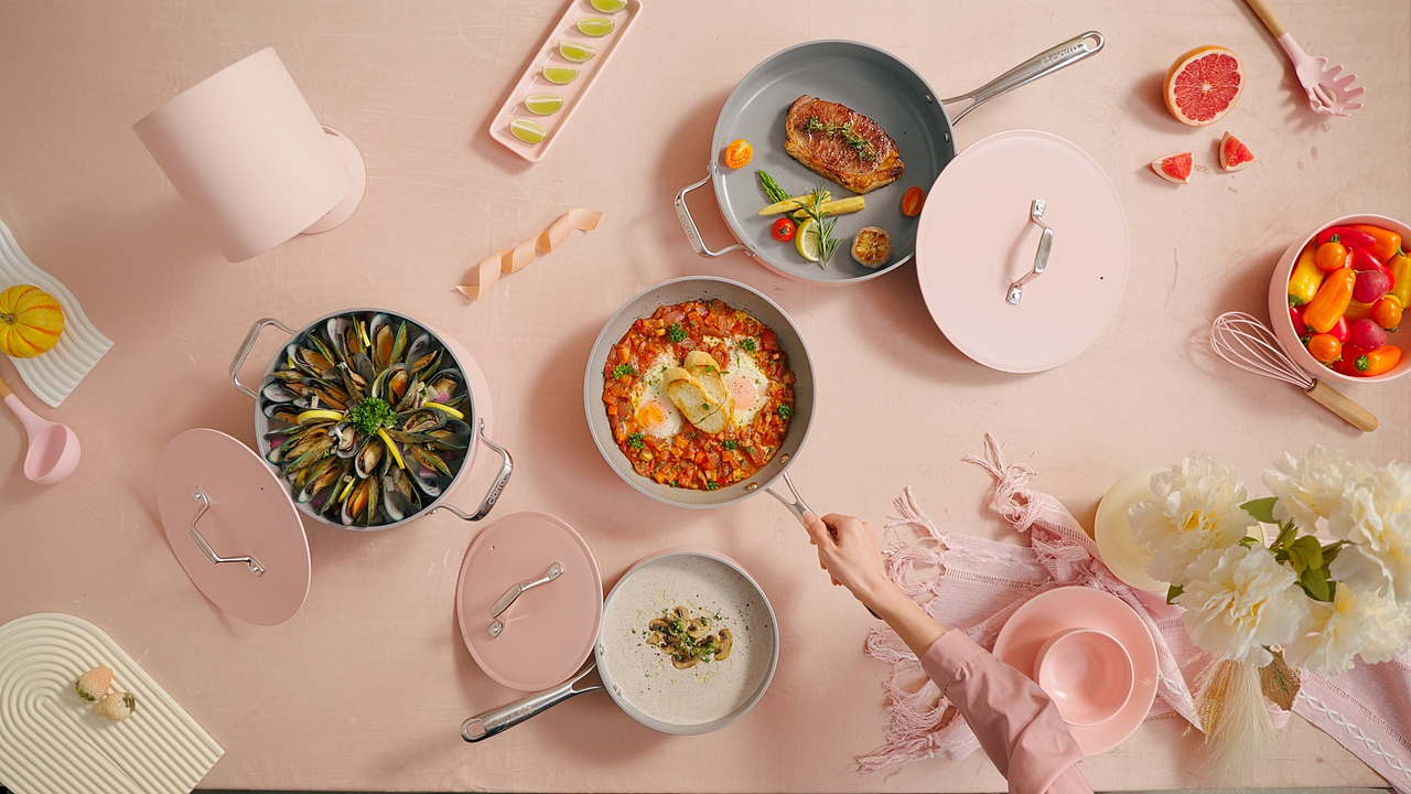 CIARRA锅具全套装|炒锅|炸锅|煎锅|奶锅|炖锅|三件套（图ZMzkxNzQzMTYw） - 产品摄影 - 站酷设计师光影在线影视原创素材 - 站酷ZCOOL